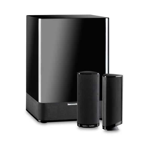 HKTS 2 MkII - Black - 2.1 channel home theater system with 200W subwoofer - Hero
